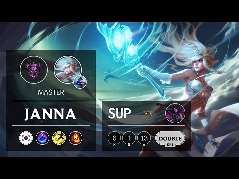 Janna Support vs Morgana - KR Master Patch 9.9