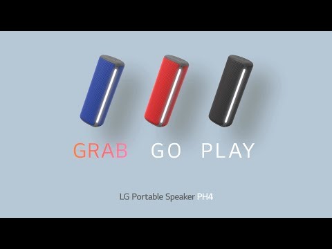 LG Portable Speaker PH4 I Outdoor Life Everywhere