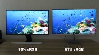 Video thumbnail for Samsung S24D590 vs LG 24MP76 comparison and review by X2KO