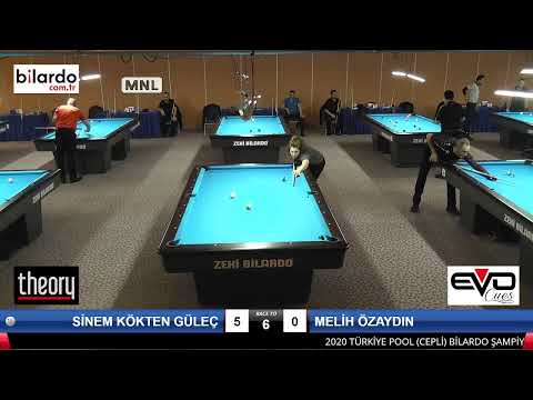 SİNEM KÖKTEN GÜLEÇ & MELİH ÖZAYDIN Bilardo Maçı - 