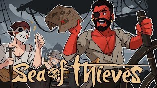 PLUNDERING THINE BOOTY! | Sea of Thieves Beta (w/ H2O Delirious &amp; Ohmwrecker)