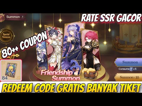 TUKER 4 GIFT CODE BANJIR TIKET🔥, LANGSUNG ALL IN GACHA BANYAK SSR - Nautical Apocalypse