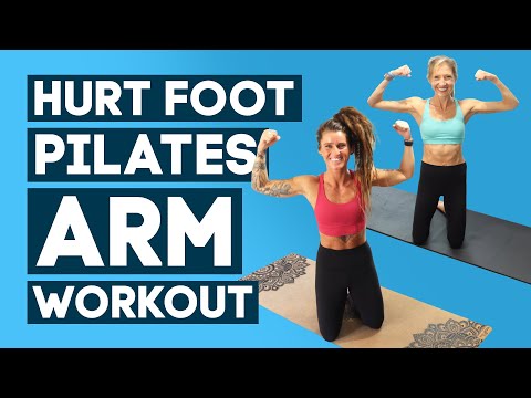 Hurt Foot Pilates ARM Workout - Non-weight Bearing Upper Body Workout (10 Minutes)