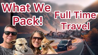 What to Pack for Full Time Slow Travel in EUROPE | Retire Abroad