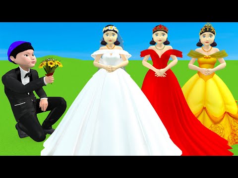Scary Teacher 3D vs Squid Game Art And Wedding Dress Nice or Error Dressing Room 5 Times Challenge