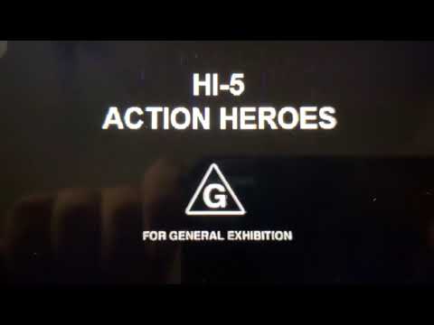 Hi-5 Action Heroes VHS G rated logo