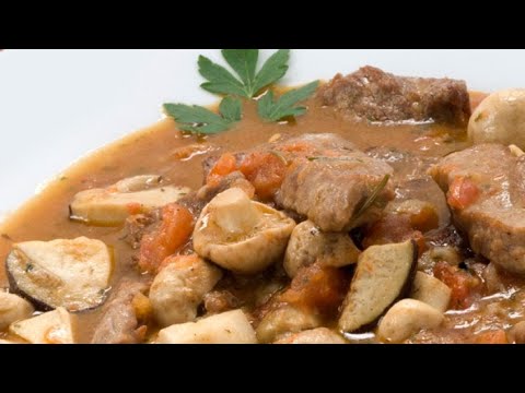 Receta de fricandó de ternera con setas - Karlos Arguiñano