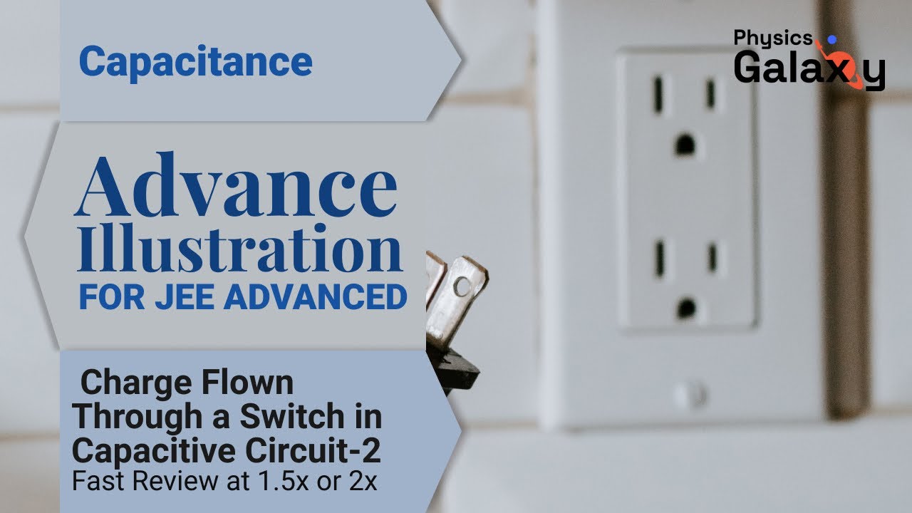 37. Advance Illustration | Capacitance | Charge Flown Through a Switch in Capacitive Circuit-2