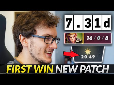 Miracle- First win in new Patch 7.31d - 20min GG