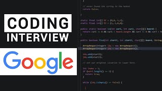 Technical Coding Interview with a Google Engineer