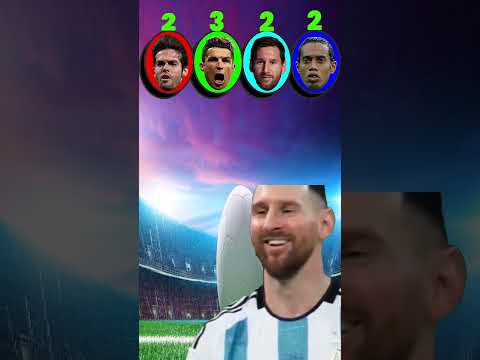 Der Fußballerclub – Ronaldo vs. Kaká vs. Messi vs. Ronaldinho