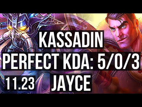 KASSADIN vs JAYCE (MID) | 72% winrate, 5/0/3, Rank 8 Kassadin, 1.0M mastery | KR Master | 11.23