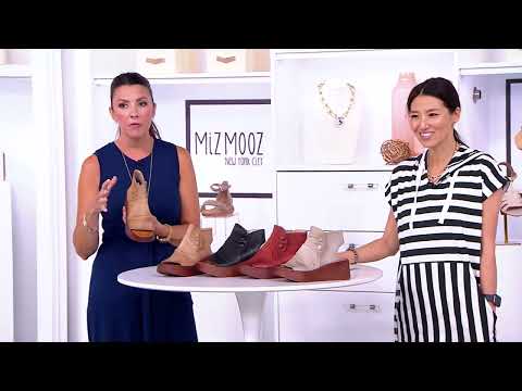 Miz Mooz Leather Platform Wedges - Greenwich on QVC