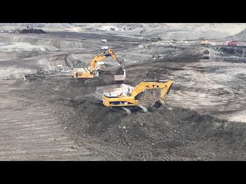 Caterpillar 385C And Liebherr 974 Excavators Loading Trucks - Sotiriadis/Labrianidis Mining