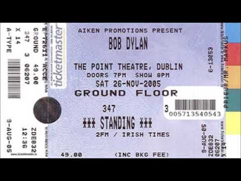 Bob Dylan 2005 European Autumn Tour  – The Point Theatre Dublin Ireland            26 November 2005