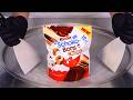 Kinder Schoko Bons Crispy Ice Cream Rolls ASMR