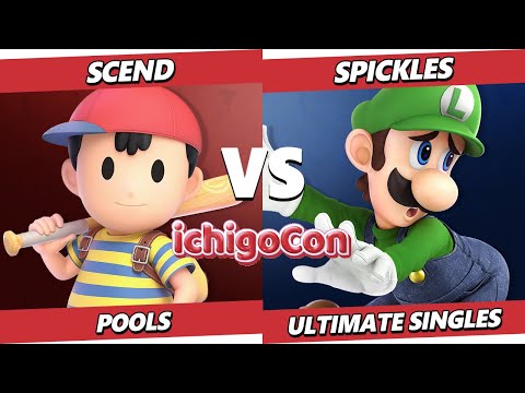 IchigoCon 2025 - Scend (Ness) Vs. Spickles (Luigi) Smash Ultimate - SSBU