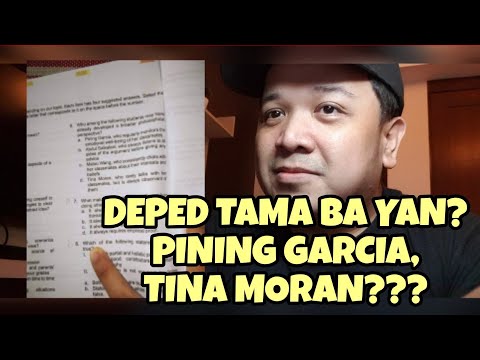 DepEd dumistansya sa bastos na review module (Pining Garcia, Tina Moran)