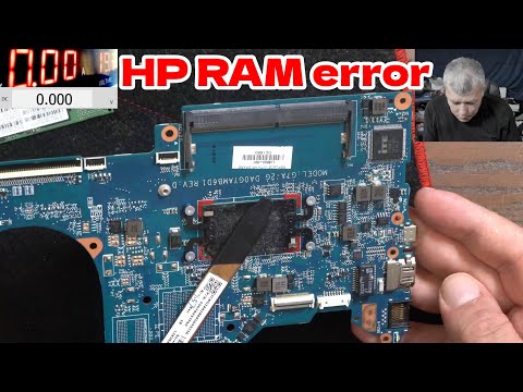 HP laptop coming with no picture - 3 long, 2 short caps lock led blinks, error codes