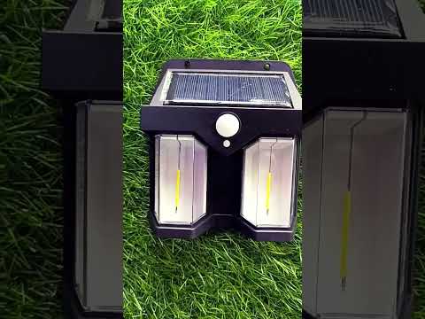 Led solar installation wall lamp, for home