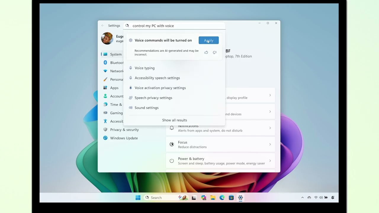 Agent in Windows Settings - YouTube