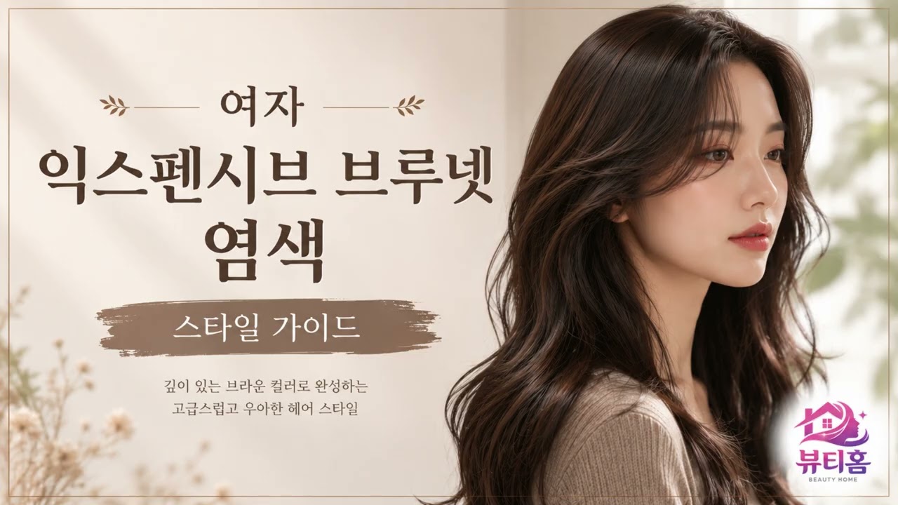 여자 익스펜시브 브루넷 염색 스타일 가이드