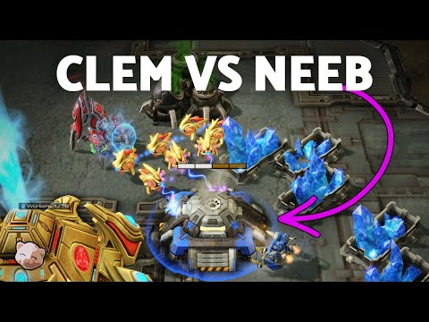 StarCraft 2 - CLEM'S Aggressive Bunker Openers vs NEEB (Bo5 TvP)