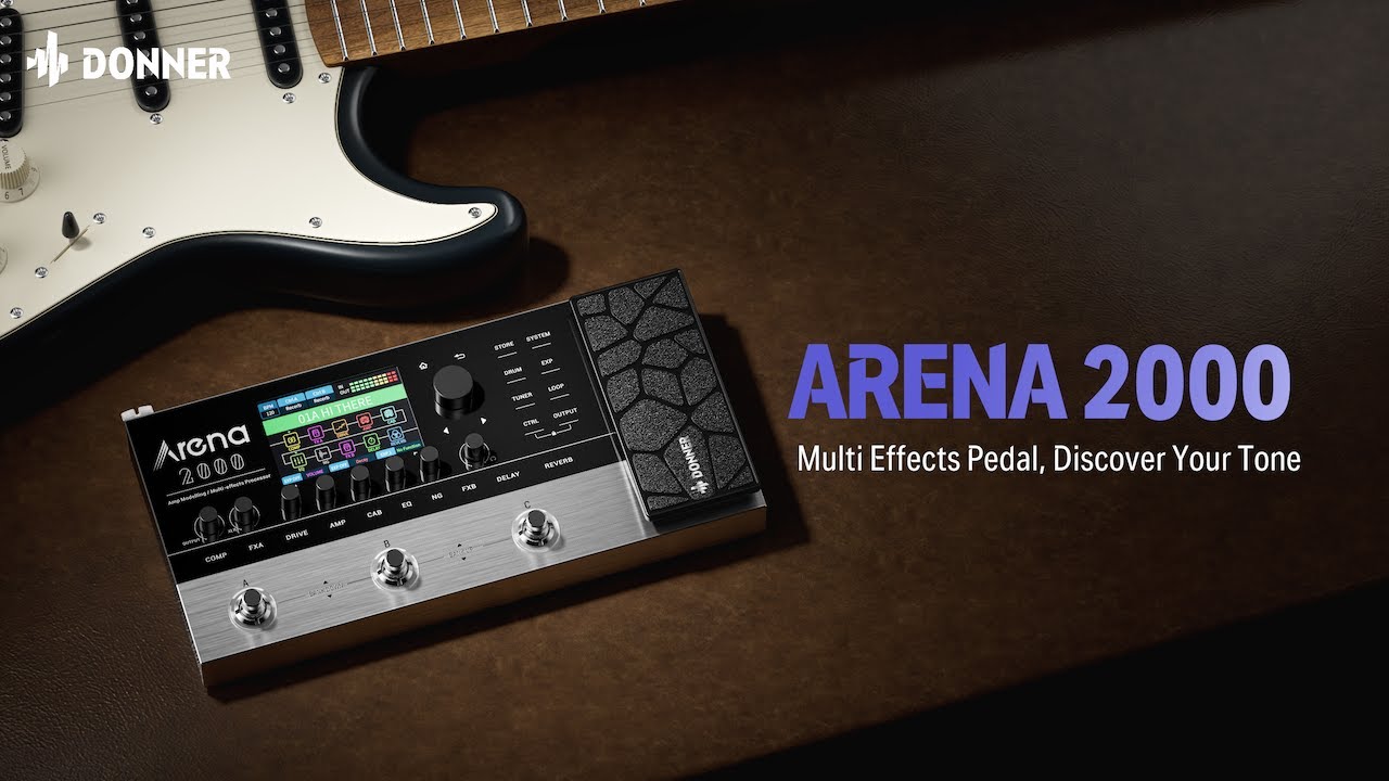 Discover Your Personal Tone, Donner Arena 2000 Multi-Effects Pedalsä¸¨Donner Spotlight - YouTube