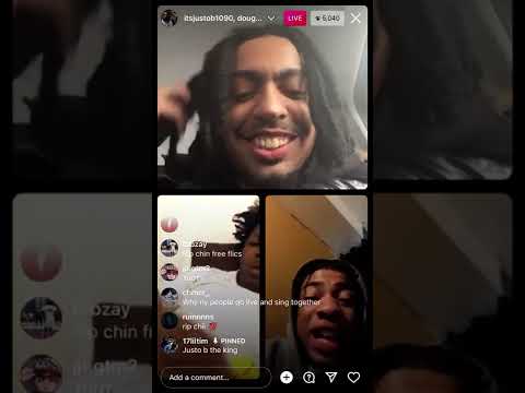 Dougie B goes live With Tg Crippy And Justo B Dissing The Opps 😂😂😂