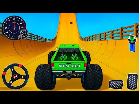 Monster Truck Stunt Racing 2026 - Mega Ramp Car Stunt Master Simulator - Android Gameplay