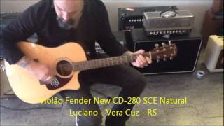 Video thumbnail for Violão Fender New CD-280 SCE Natural - Luciano - Vera Cruz - RS by Good Music Instrumentos Musicais