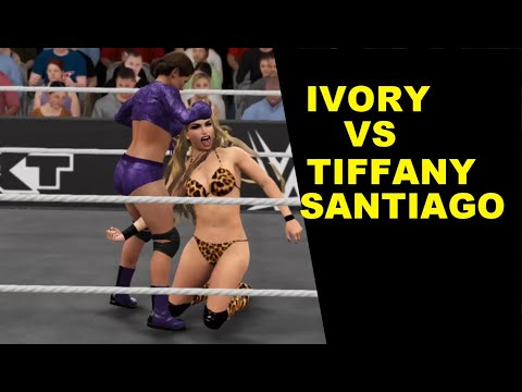 WWE 2K17 Ivory vs Tiffany Santiago - No Holds Barred