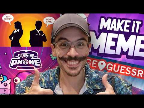ALL OF THE CLASSICS! | Codenames, Make it Meme, Geoguesser, and Gartic Phone!