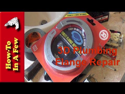 How To: Easy Repair of a Broken Toilet Flange