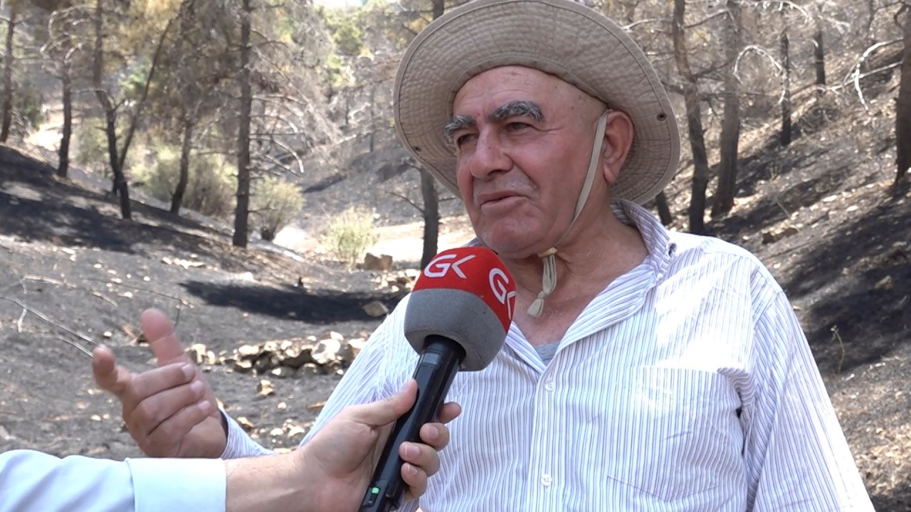 ڤیدیۆ | ئاگرەكەی  گۆیژە  زیاتر لە 100 دۆنم زەوی سووتاندووە