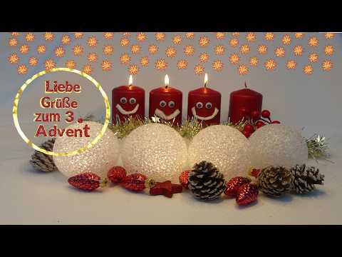 Liebe Grüße zum 3. Advent 🎅🎶