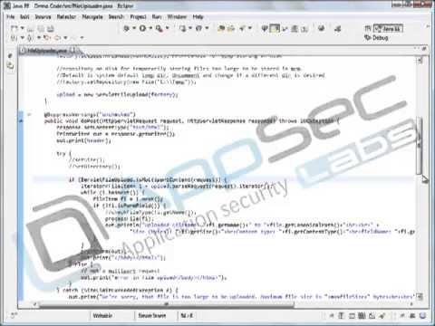 Java Secure Coding File Uploads 11 1 Introduction