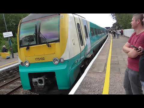 Transport for Wales Class 175102 Departure Abergavenny Y Fenni for Manchester Piccadilly