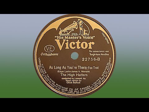 “As Long As You're There” by The High Hatters 1931