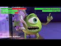 Monsters Inc Final Battle With Healthbars