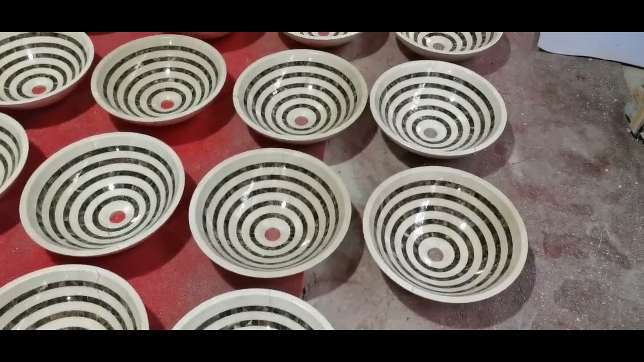 China Mosaic Marble Basin Sink
