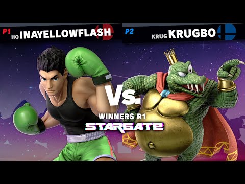 Stargate #5 | Inayellowflash (Little Mac/Captain Falcon) vs Krugbo (King K. Rool) Winners Round 1