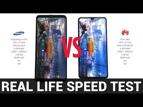 Samsung Galaxy A70 vs Huawei P30 - Real Life Speed Test! [Big Difference?]