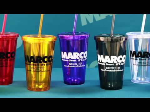 Acrylic Double Wall Tumbler 16 oz. - 24-Hour Production
