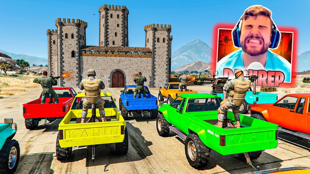 ATACO UN CASTILLO GIGANTE! - GTA 5 ONLINE
