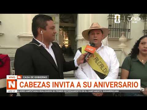 CABEZAS INVITA A SU ANIVERSARIO