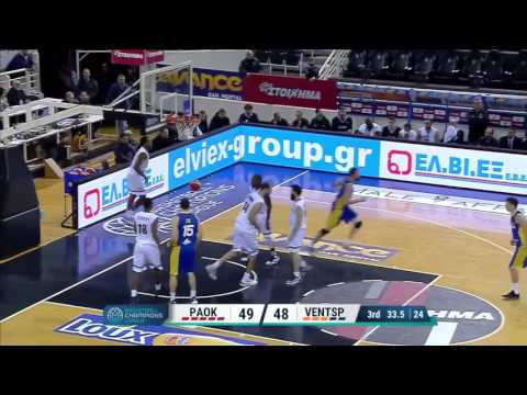 Highlights of Ventspils in loss to PAOK  11 30 2016