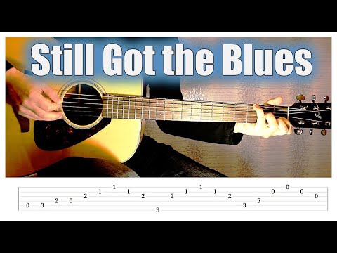 Gary Moore - Still Got The Blues [Guitar Tutorial | Acoustic Guitar] TAB