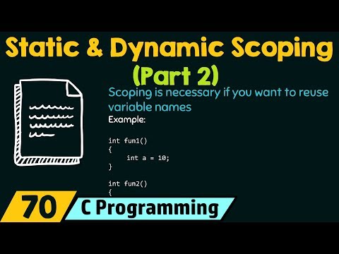 Static and Dynamic Scoping Part 2