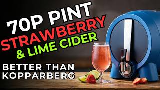 How To Make Alcohol For 70p Per Pint (Strawberry & Lime Cider)